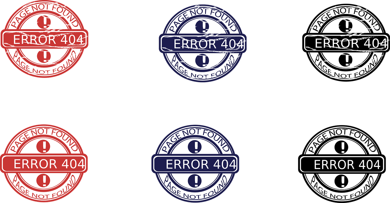 Brak takiej strony Error 404